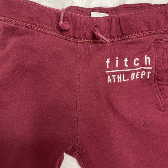 Abercrombie & Fitch Vintage Red Sweatpants XXS-XS - Picture 1 of 8